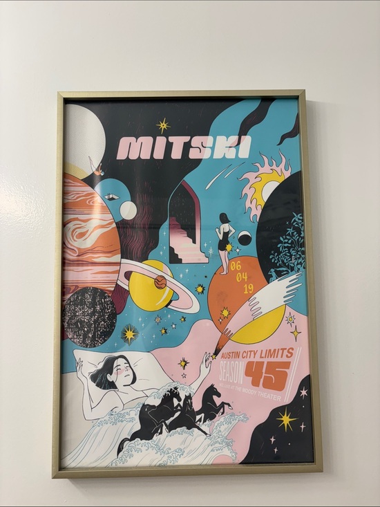 Other - Framed Mitski Póster Astral Tour Art Print - Multicolor